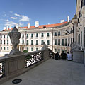 The balcony of the Esterházy Palace - Fertőd, ハンガリー