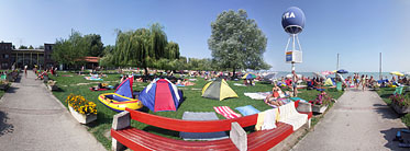 Lakeside of the Balaton, Wesselényi beach - Balatonalmádi, هنغاريا