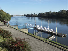 The port (boat station) of Barcs on the Dráva, the other side of the river is in Croatia - Barcs, Мађарска